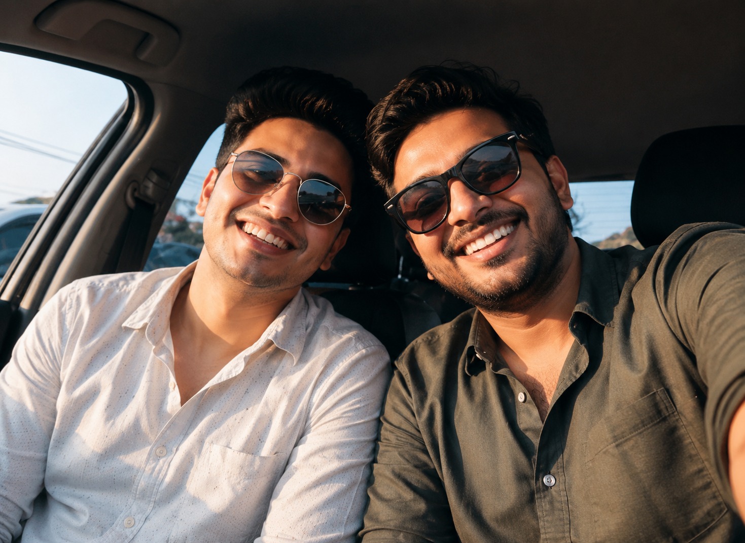 Man in carpool